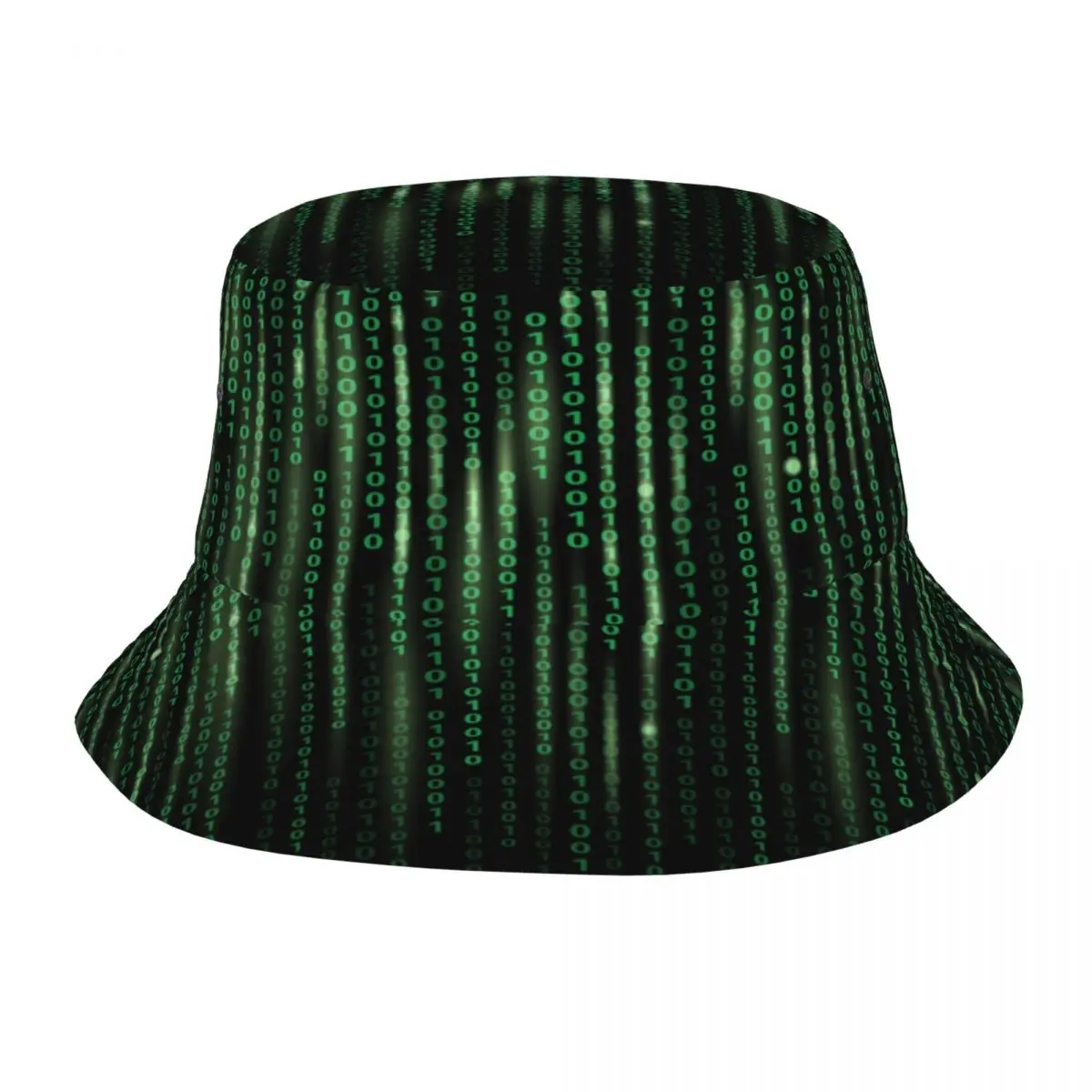 2023 Мужчины Женщины Лето Хакерская эра Поток Двоичный код Панама Боб Рыбацкая шляпа для путешествий на открытом воздухе Солнцезащитный козырек Модная Панама