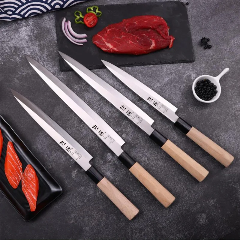 Японский нож для суши, Сашими, нож для суши, 10-дюймовый нож для нарезки, Кулинарный нож Towsun для нарезки суши, рыбного филе, нарезки