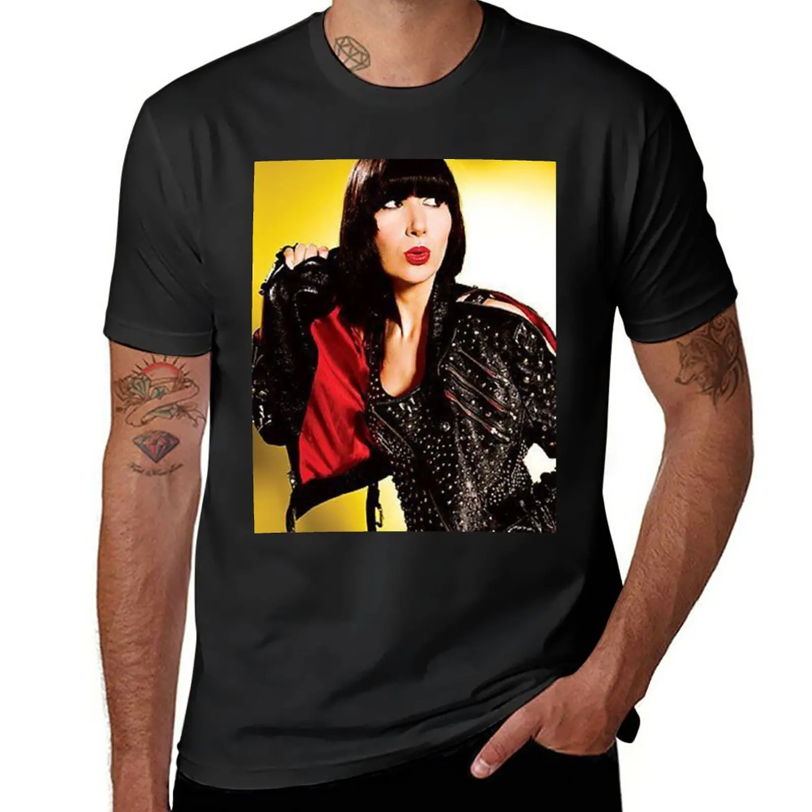 Новая футболка Karen O - Album, черные футболки, спортивная футболка с графическим рисунком, мужские футболки с графическим рисунком