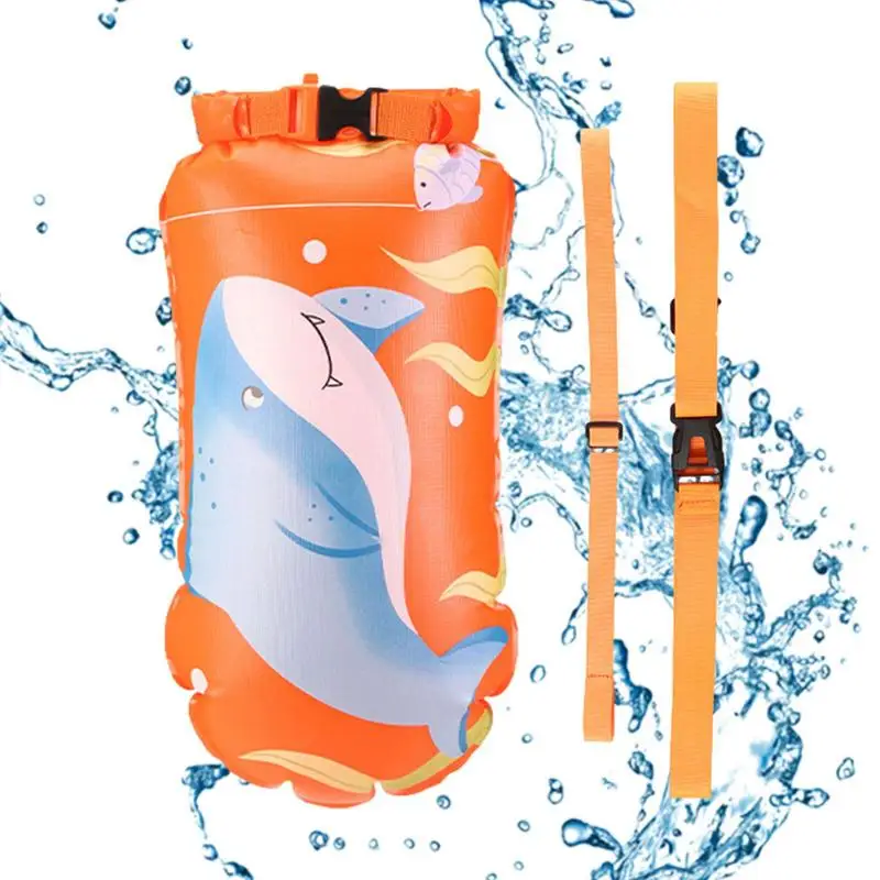 Безопасные сухие сумки для плавания, хорошо заметный Дрейфующий Сухой мешок, яркие цвета, Летняя Надувная сумка для гребли на каноэ, каяках.