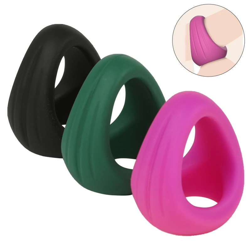 Кольцо для пениса Многоразовое Силиконовое кольцо для спермы, Увеличивающее пенис, секс-игрушки с задержкой эякуляции для мужчин